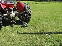 Using a come along to tighten the wire