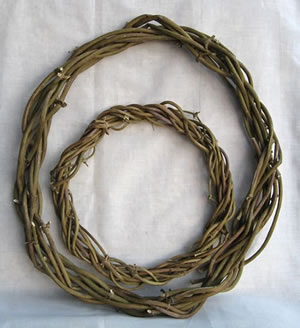 Photo of hop vine wreaths